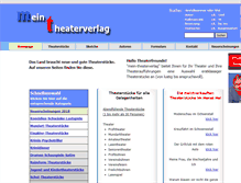 Tablet Screenshot of mein-theaterverlag.de